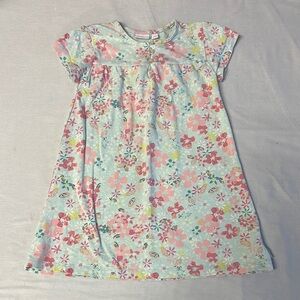 Mexx - Blue and Pink summer dress with Floral Design & empire waist